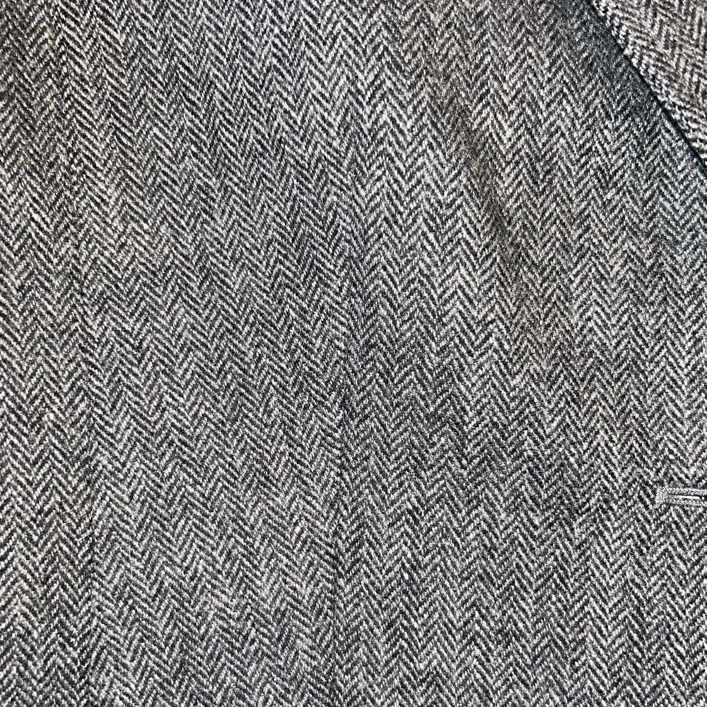 J. Crew Women's Schoolboy Wool Blend Gray Herringbone Blazer Size 6 Style 17398